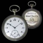 Webb C. Ball loaner (1910) - manufactured by Gallet in Switzerland, provided to American rail road conductors and engineers while their primary watches received routine servicing by Ball.
