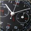close-up of the Navigator dial showing the North pointing 24 hour GMT hand