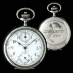 US Navy Pocket Chronograph (1914) - high quality timer manufactured by Gallet under the Jerome Park name for the United States Navy during World War One.