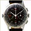 Gallet Navigator with military specification black dial and  tachometer and telemeter scales, white painted hands