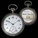 Webb C. Ball loaner (1910) - manufactured by Gallet in Switzerland, provided to American rail road conductors and engineers while their primary watches received routine servicing by Ball.
