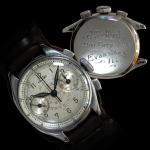 This Gallet Commander was worn by 2nd LT. James Richard Hoel, one of the escape tunnel diggers at Stalag Luft III, a German prisoner of war camp during WWII. The heroic efforts of these Allied soldiers were later portrayed in the 1963 movie, “The Great Escape”, starring Steve McQueen.