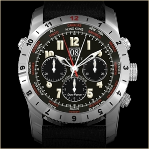 Gallet Museum Edition Flight Officer Chronograph