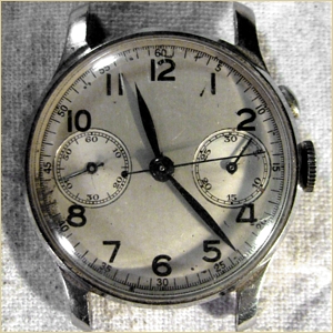 Gallet Single Button 30 minute recording chronograph